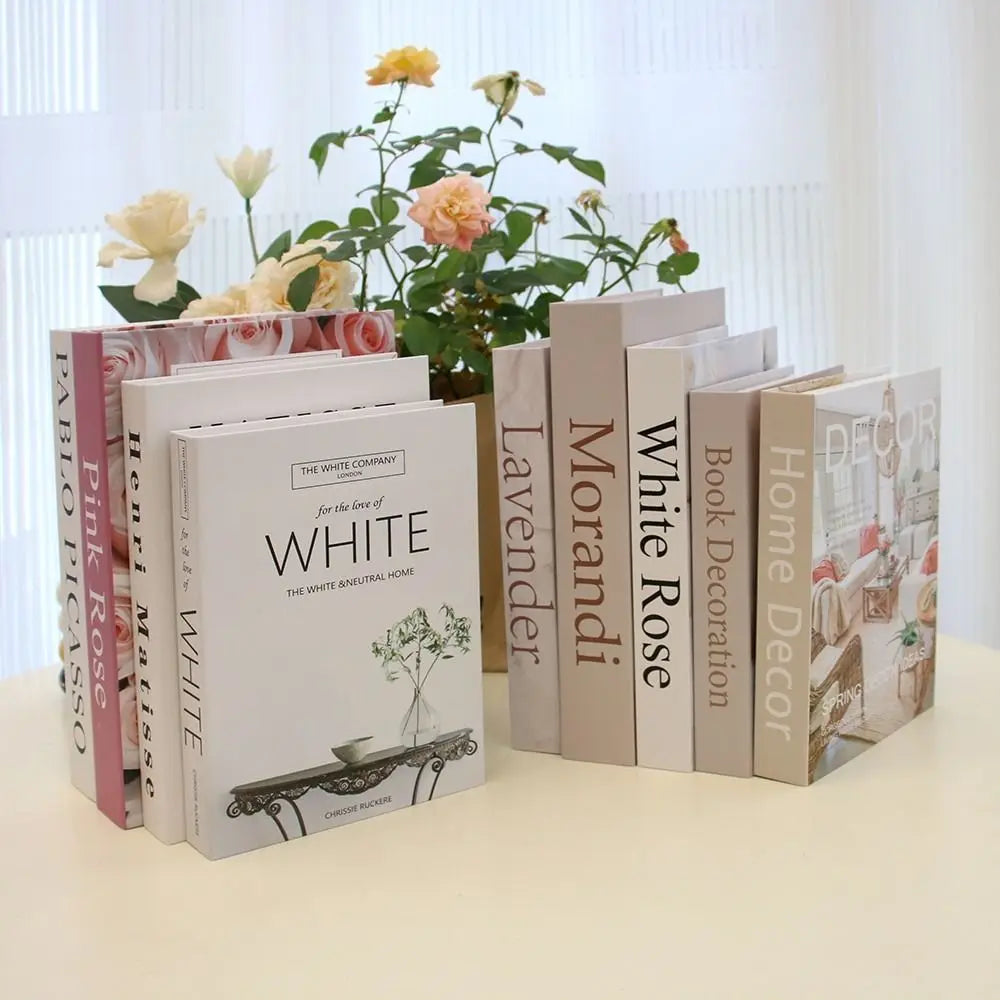 Simple Fake Books Props Bookshelf Decor (Multi Styles)