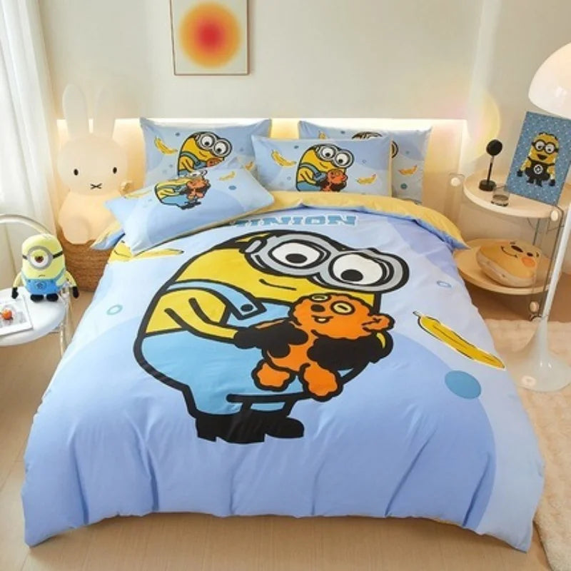 Cartoon Minion Bedding Set