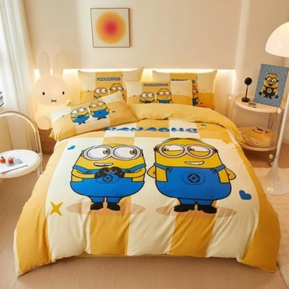 Cartoon Minion Bedding Set