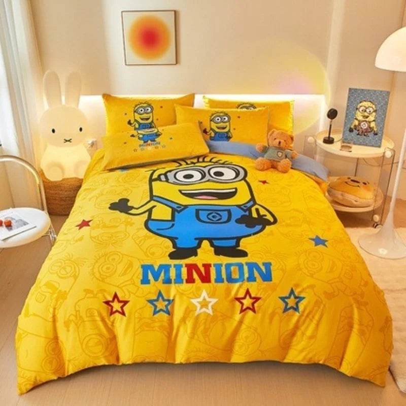 Cartoon Minion Bedding Set