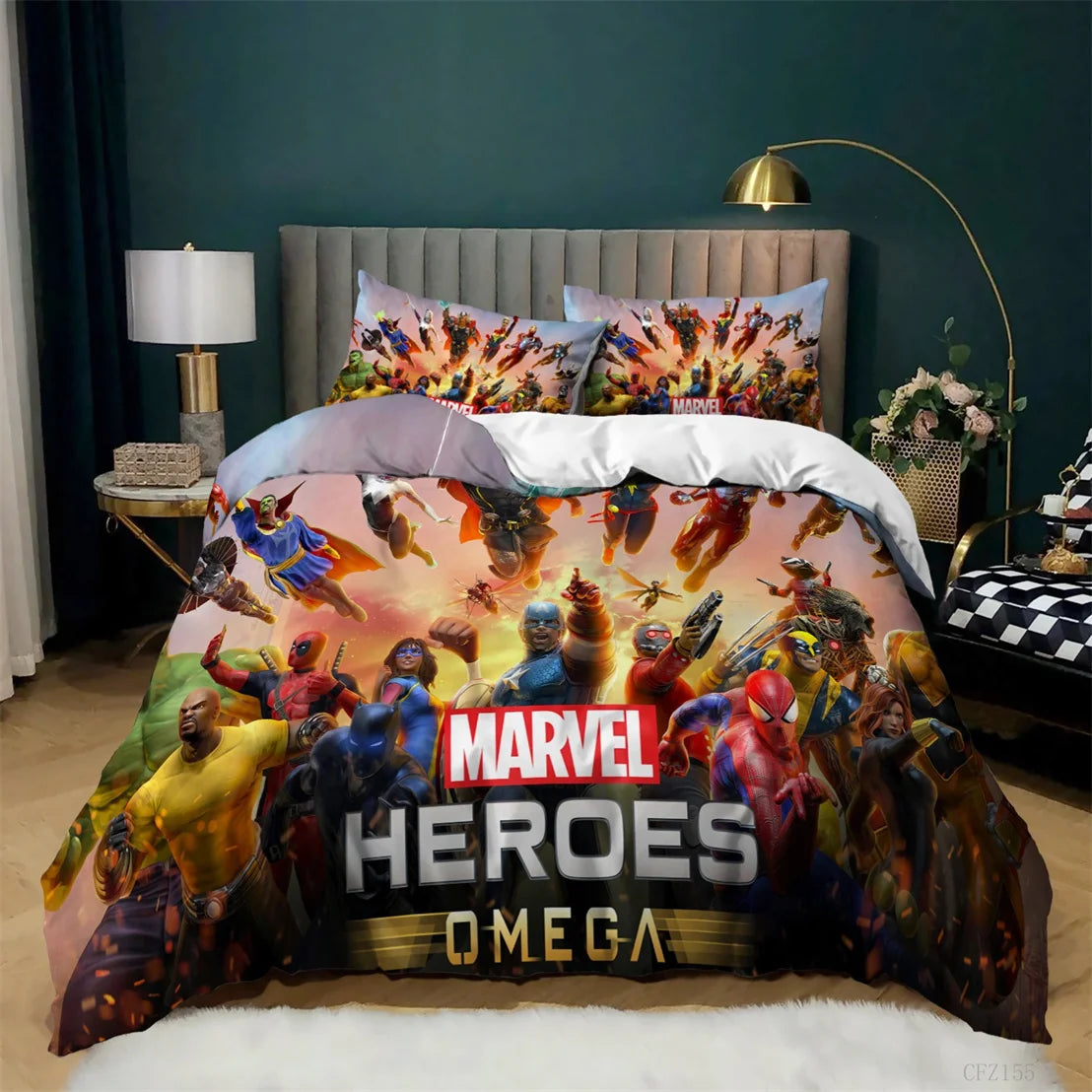 Cartoon Bedding & Pillowcase Set