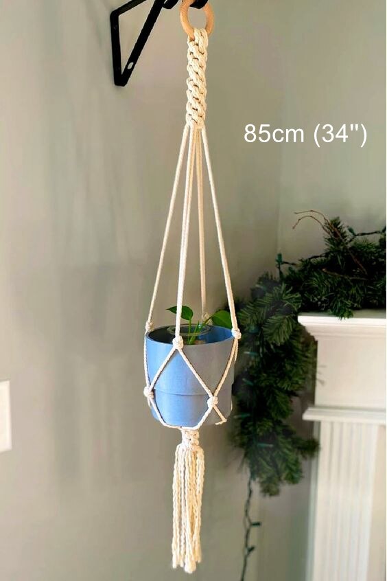 Big Macrame Hanging Planter Hanging Pot Plant (Multi Styles/ Colors)