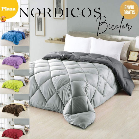 Nordic Duvet filling bicolor microfiber bed 90 - 180 (220CM long)