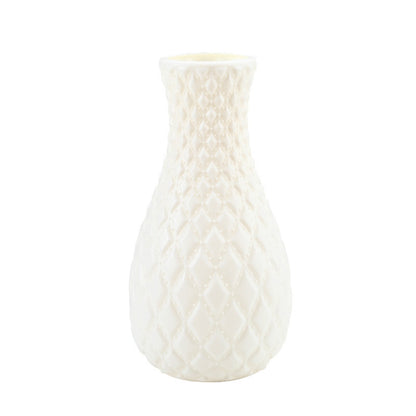 Unbreakable Plastic NordicImitation Ceramic Flower Vase (Multi Colors)