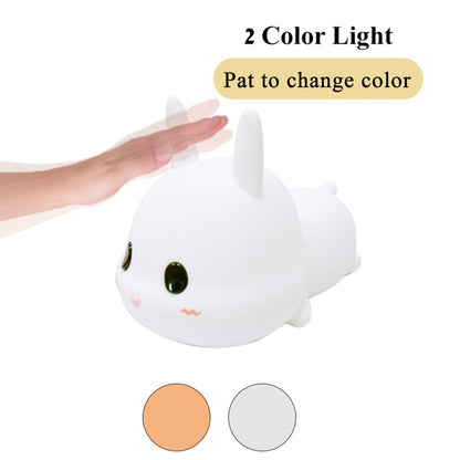 Rabbit LED Night Light Dimmable Lamps USB Rechargeable