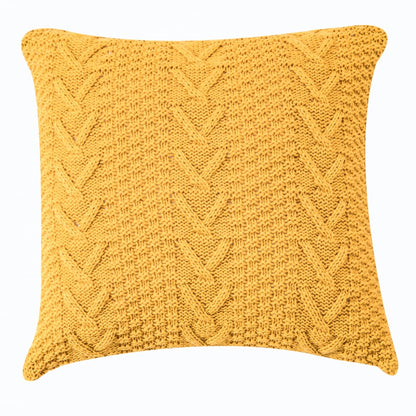 Super Soft Cushion Pillowcase Cozy Twist Delicate Knitted (Multi Colors/ Styles)