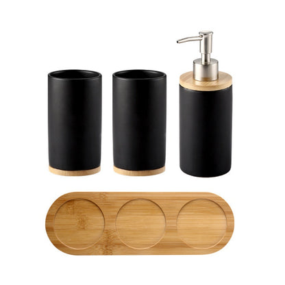 UNTIOR 3PCS Ceramic Bathroom Accessories Set