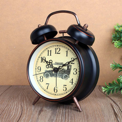 Vintage Night Light Alarm Clock (Multi Styles/Colors)