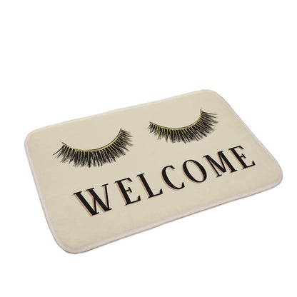 Cartoon Eyelash Anti-slip Absorb water Bath Mat (Multi Styles/Colors)