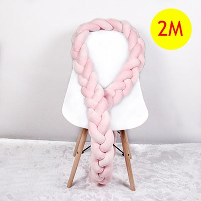 Baby Bed Bumper Braid Knot 1M-4M (Multi Colors)