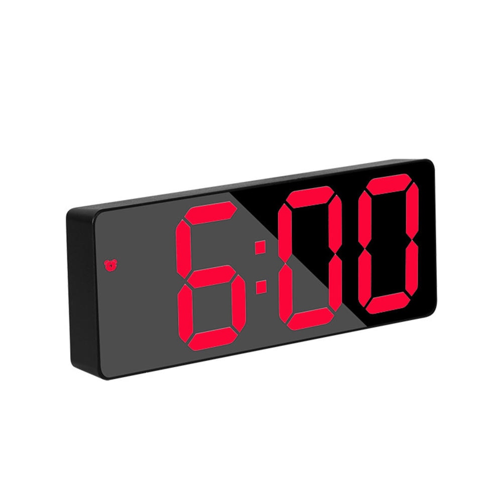 7 Inch Digital Led Alarm Clock Curved Dimmable Large Numbers (Multi Styles/Colors)