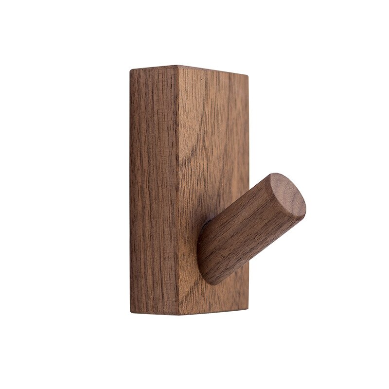 Japanese Solid Wood Hook Door Coat Hanger