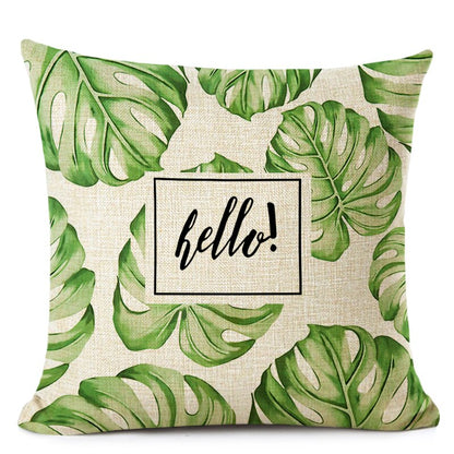 Botanical Tropical  Geometric Pillowcase (Multi Styles/ Colors)