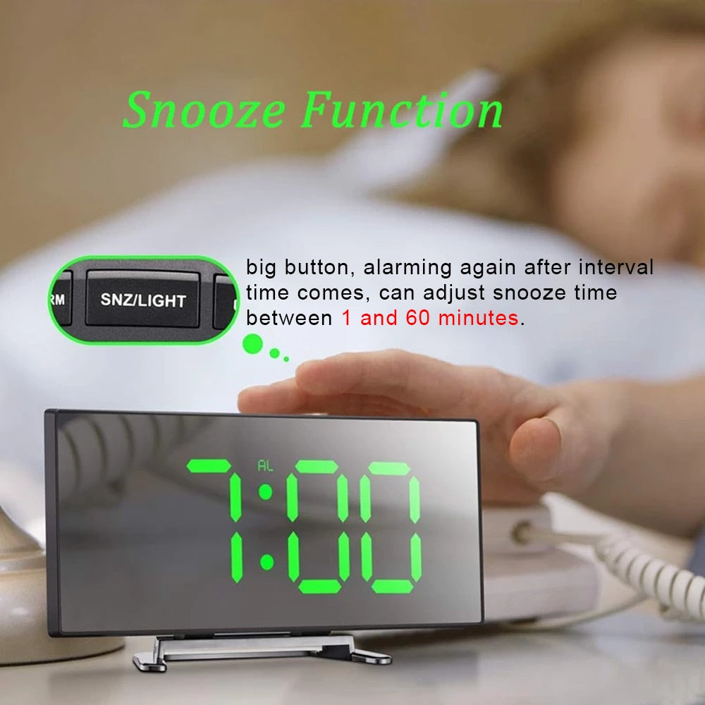 Digital LED Alarm Clock (Multi Styles/Colors)