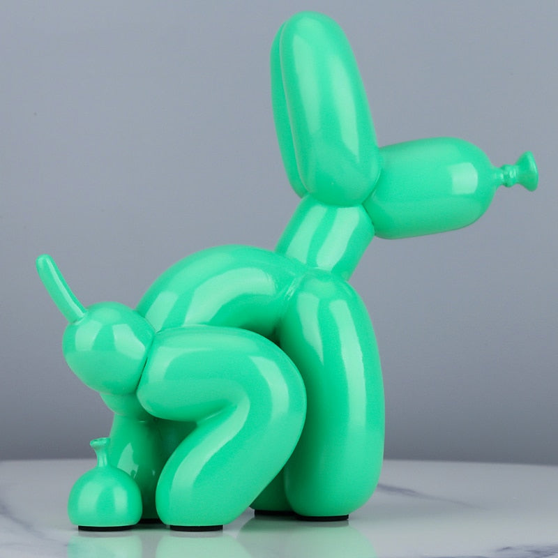 Creative Poop Balloon Dog Statue Modern Nordic (Multi Colors)