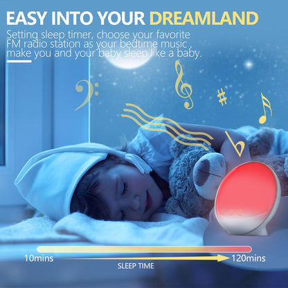 Sunrise Sunset Light Function Digital Alarm Clock