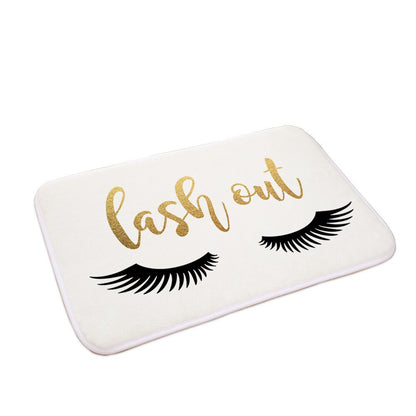 Cartoon Eyelash Anti-slip Absorb water Bath Mat (Multi Styles/Colors)