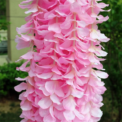 1PCS Artificial Hydrangea Wisteria Flower For DIY Simulation Arch Rattan Wall Hanging Decoration Fake flower