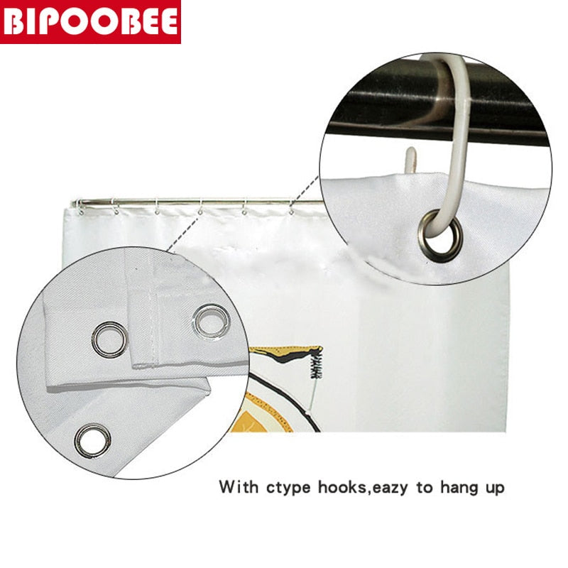 Piano Key Musical Bathroom Decor Non-Slip (With Hooks)