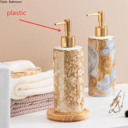 High-grade ceramics Lotion & Liquid Soap Dispenser