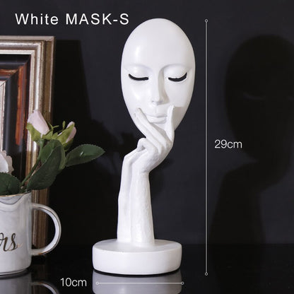 Nordic Mask Figurines Abstract Figurine