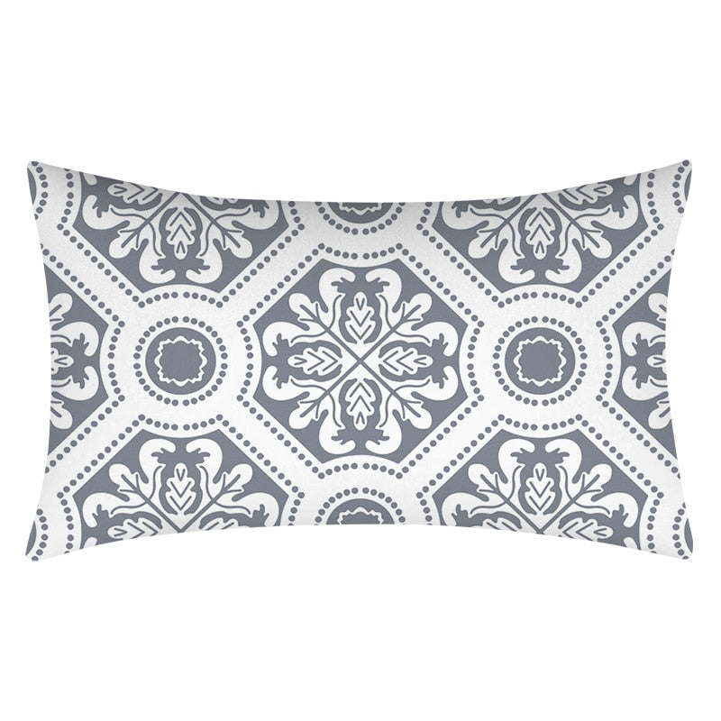 Gray Lumbar Pillows Case 30X50CM (Multi Styles)