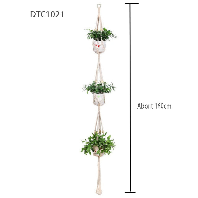 Handmade Macrame Plant Hanger (Multi Styles/ Colors)