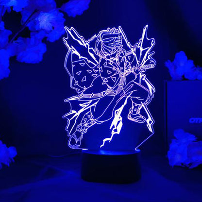 Anime Demon Slayer Acrylic LED Night Light Lamps (Multi Styles)