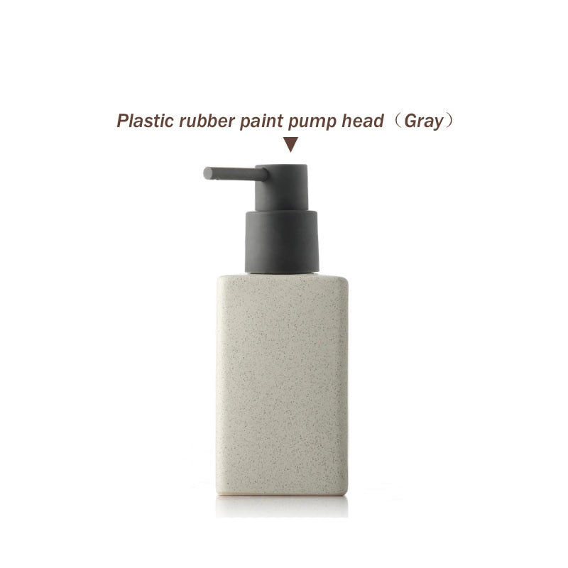 Ceramic Hand Sanitizer & Liquid Soap Dispenser Bottles