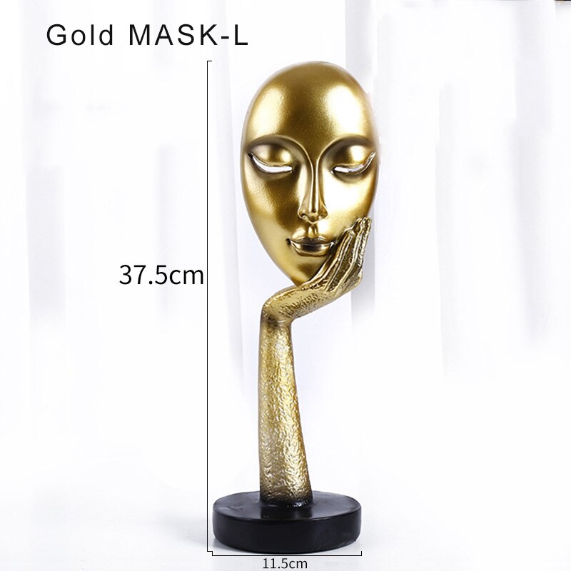 Nordic Mask Figurines Abstract Figurine