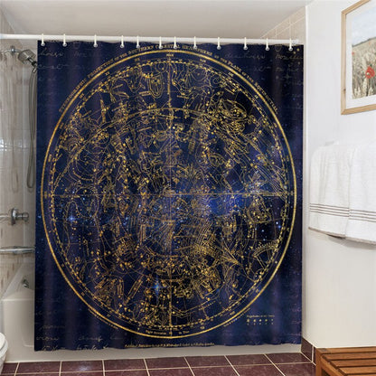 3D Waterproof Bathroom Curtain