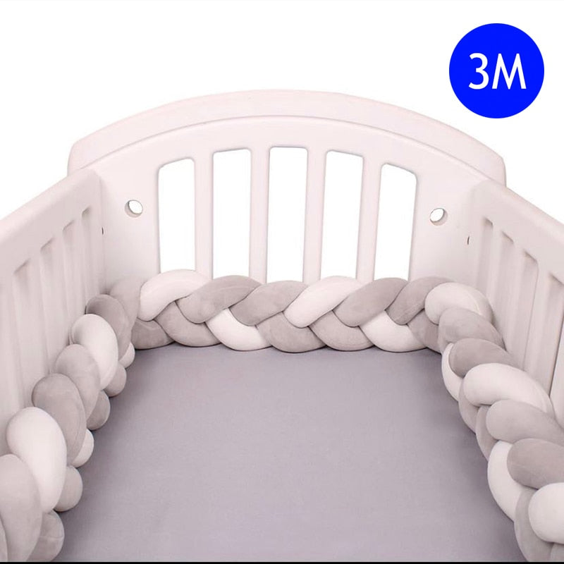 Baby Bed Bumper Braid Knot 1M-4M (Multi Colors)