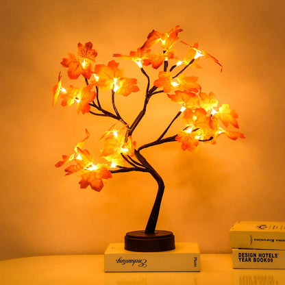 LED Copper Wire  Tree Fairy Lights  USB Battery Operated Table Lamp (Multi Styles)