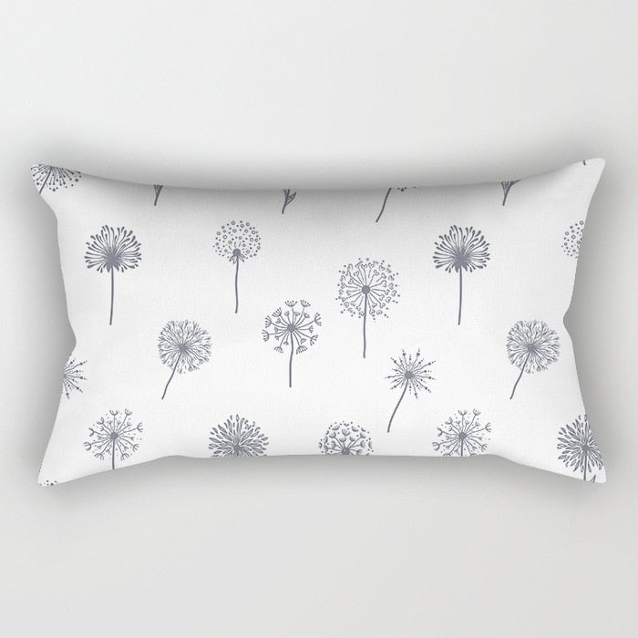 Gray Lumbar Pillows Case 30X50CM (Multi Styles)