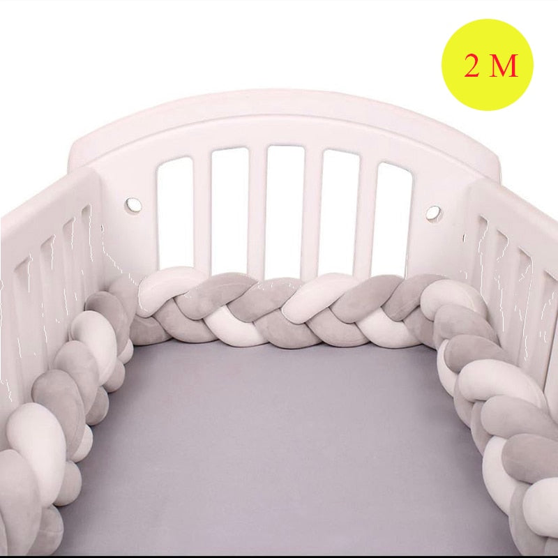 Baby Bed Bumper Braid Knot 1M-4M (Multi Colors)