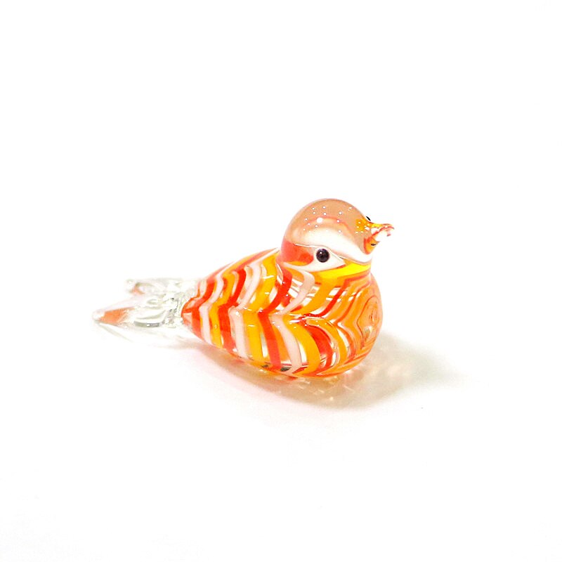 Custom Mini Glass Bird Figurine 4cm (Multi Colors)