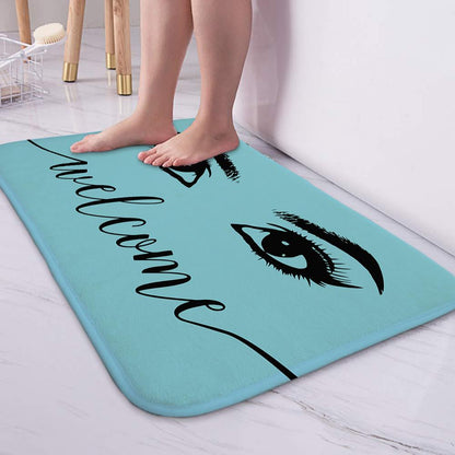 Cartoon Eyelash Anti-slip Absorb water Bath Mat (Multi Styles/Colors)