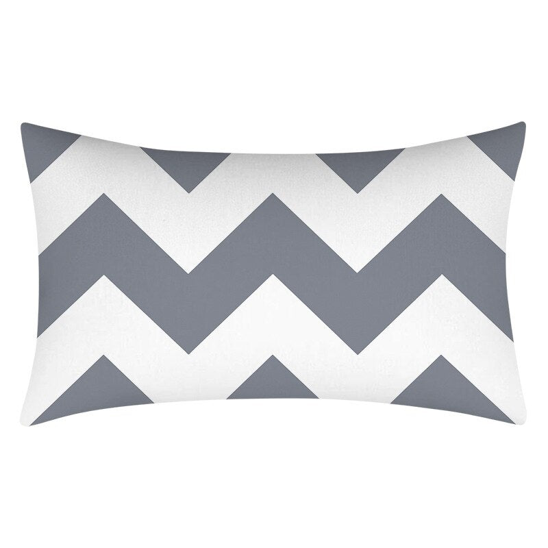 Gray Lumbar Pillows Case 30X50CM (Multi Styles)