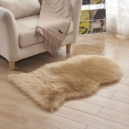 Fur Faux Sheepskin Soft Carpet Washable Seat Mats / Fluffy Floor Rugs (Multi Colors)