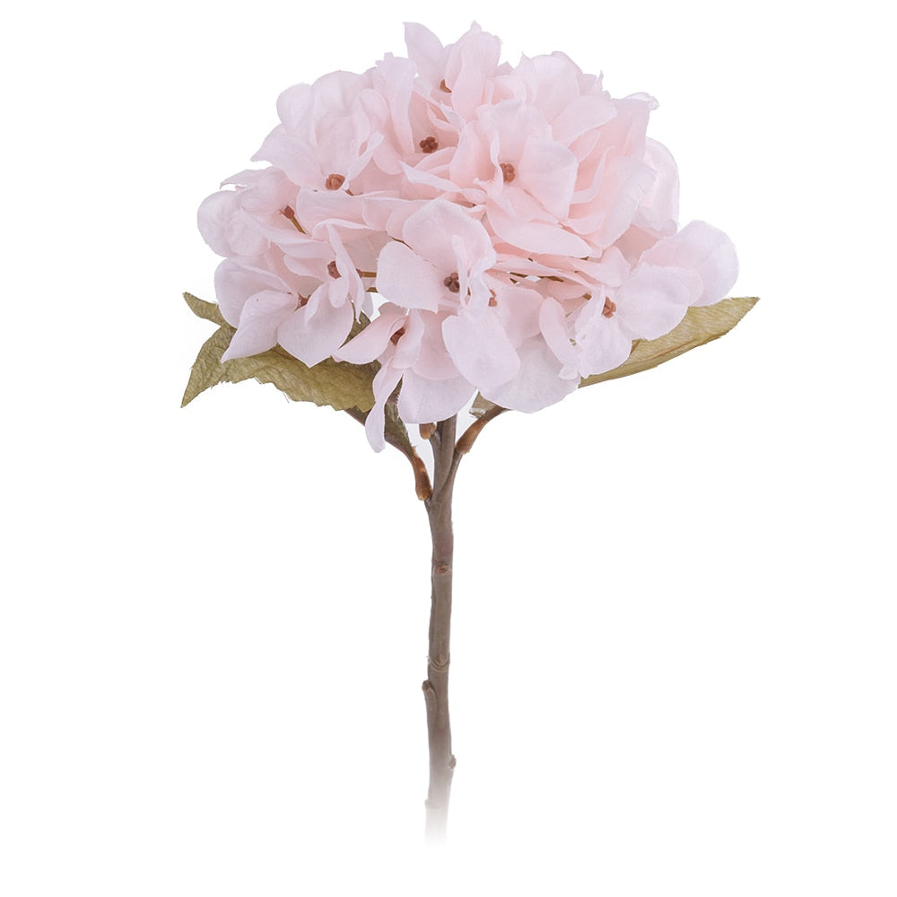 Artificial Flowers Hydrangea Branch Home Decor Autumn Silk Plastic Flower High Quality Room Decoration