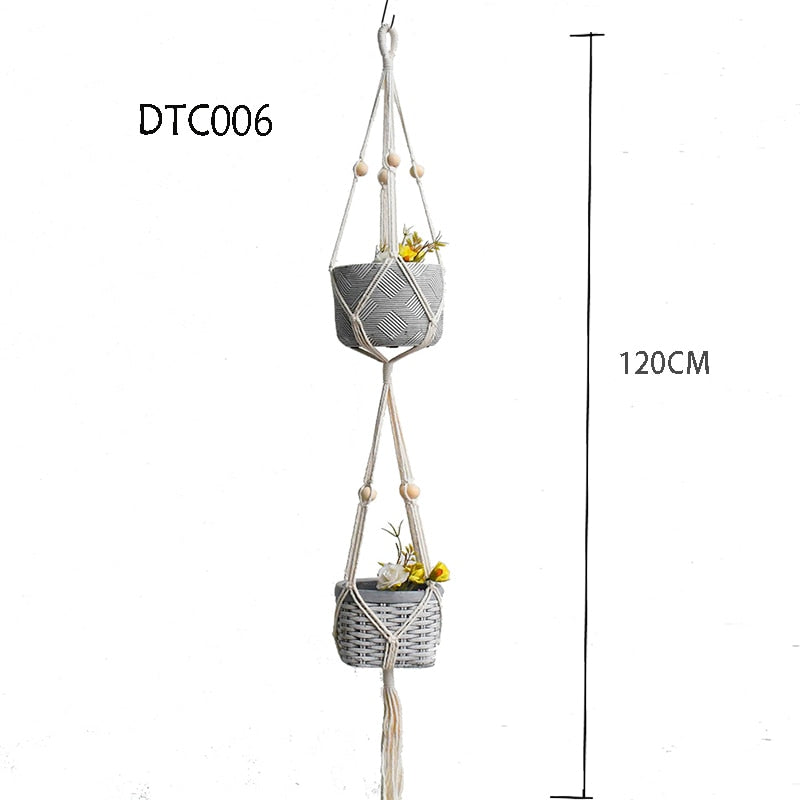 Handmade Macrame Plant Hanger (Multi Styles/ Colors)