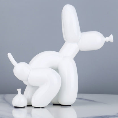 Creative Poop Balloon Dog Statue Modern Nordic (Multi Colors)