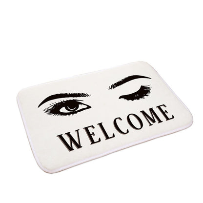 Cartoon Eyelash Anti-slip Absorb water Bath Mat (Multi Styles/Colors)