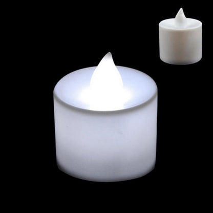 Flameless LED Tea Lights Candles Battery Powered Home Decor Night Lamp Multicolor Reusable