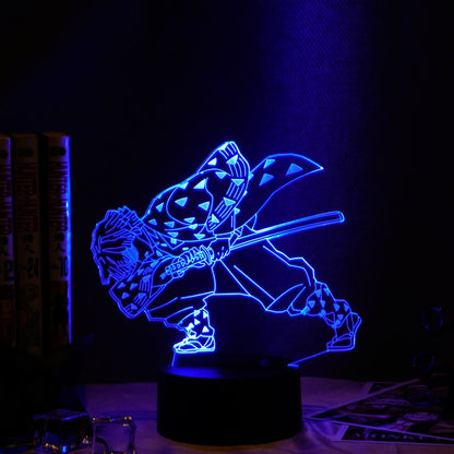 Anime Demon Slayer Acrylic LED Night Light Lamps (Multi Styles)