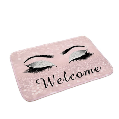 Cartoon Eyelash Anti-slip Absorb water Bath Mat (Multi Styles/Colors)