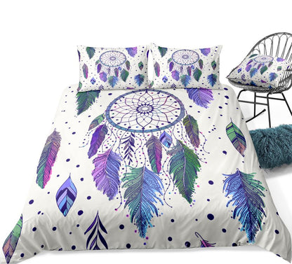 Purple DreamCatcher Duvet Bedding Set Twin Full Queen King