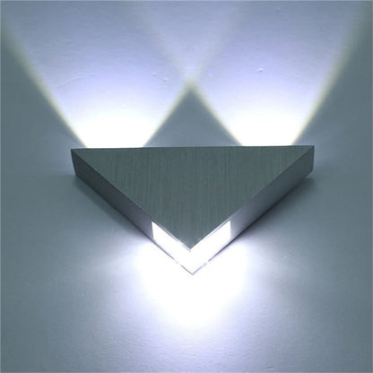 Indoor LED Triangle Shape Lamp (Multi Colors)