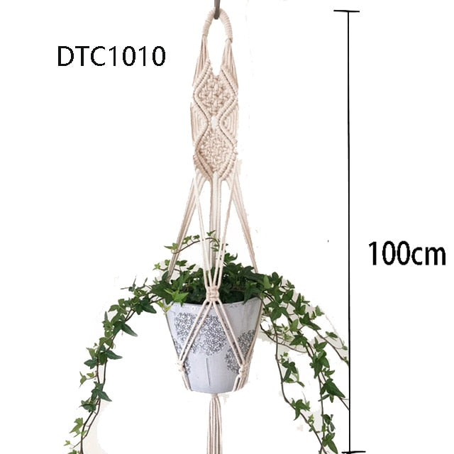 Handmade Macrame Plant Hanger (Multi Styles/ Colors)