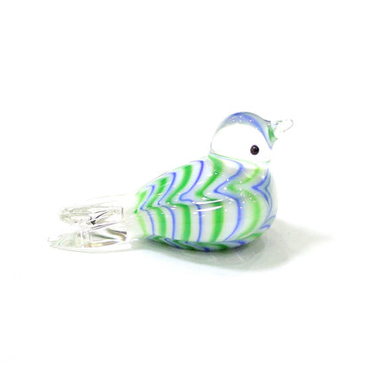 Custom Mini Glass Bird Figurine 4cm (Multi Colors)